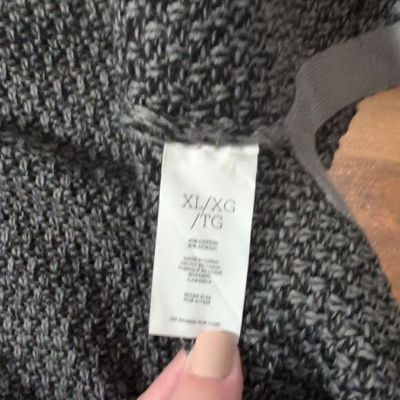 Cabi Lara Duster Cardigan Womens Size XL Style 3166 Gray Knit Pockets Open Front - Picture 10 of 11